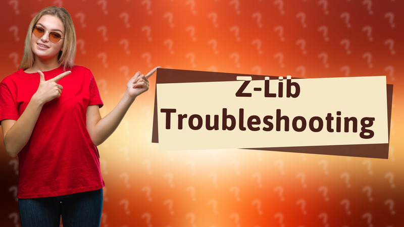 Z-Lib Troubleshooting