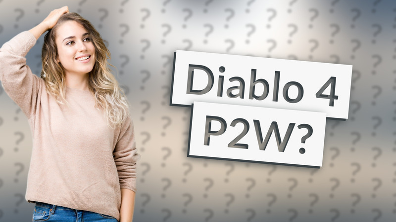 Diablo 4 P2W?