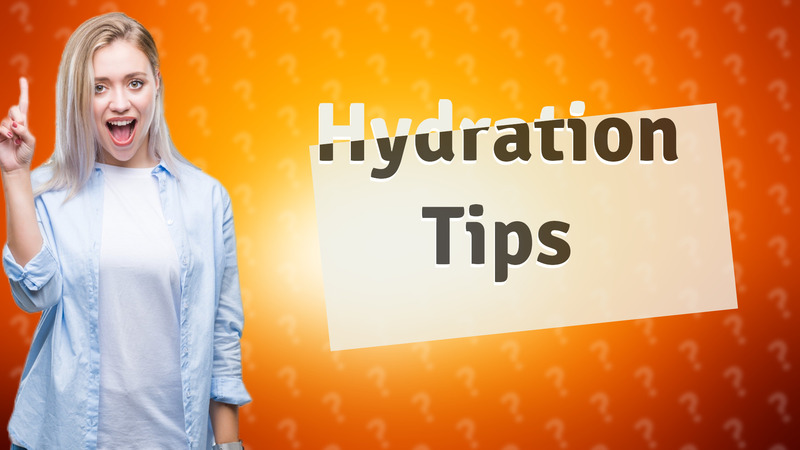 Hydration Tips