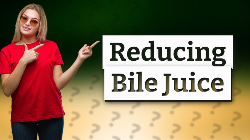 Reducing Bile Juice