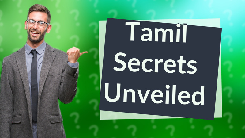 Tamil Secrets Unveiled