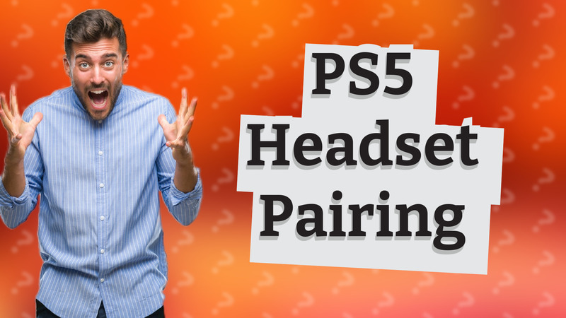 PS5 Headset Pairing