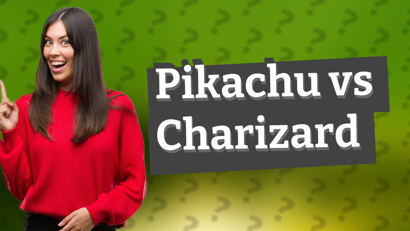 Pikachu vs Charizard