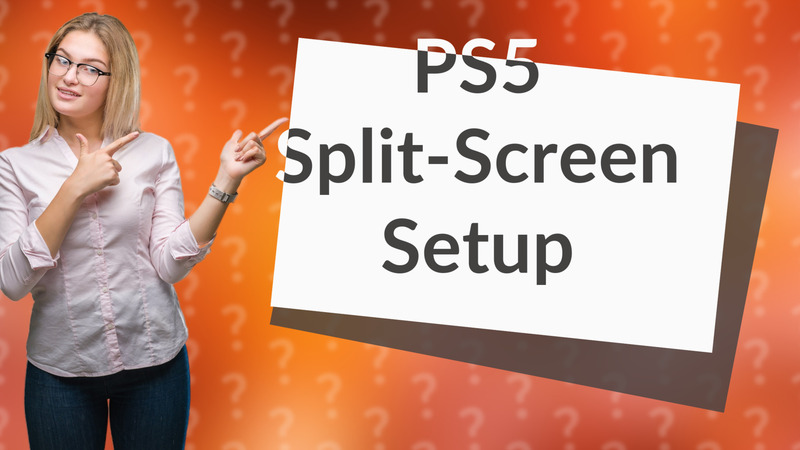 PS5 Split-Screen Setup