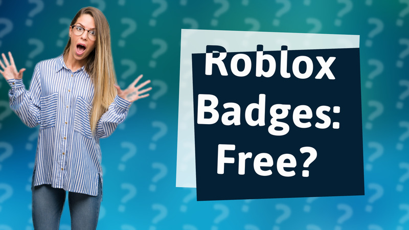 Roblox Badges: Free?