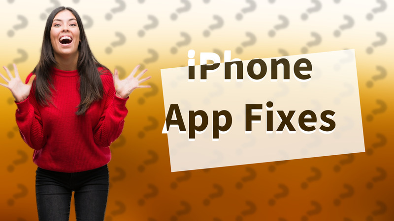 iPhone App Fixes