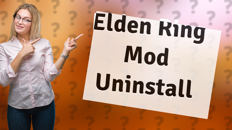 Elden Ring Mod Uninstall