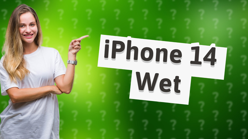 iPhone 14 Wet