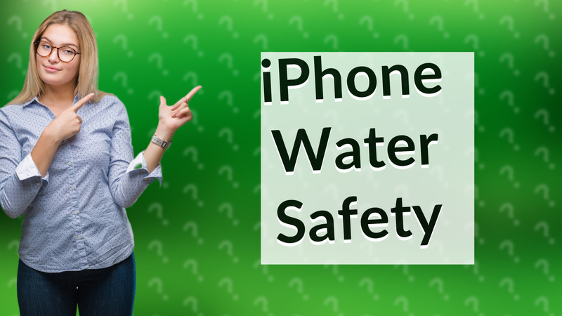 iPhone Water Safety
