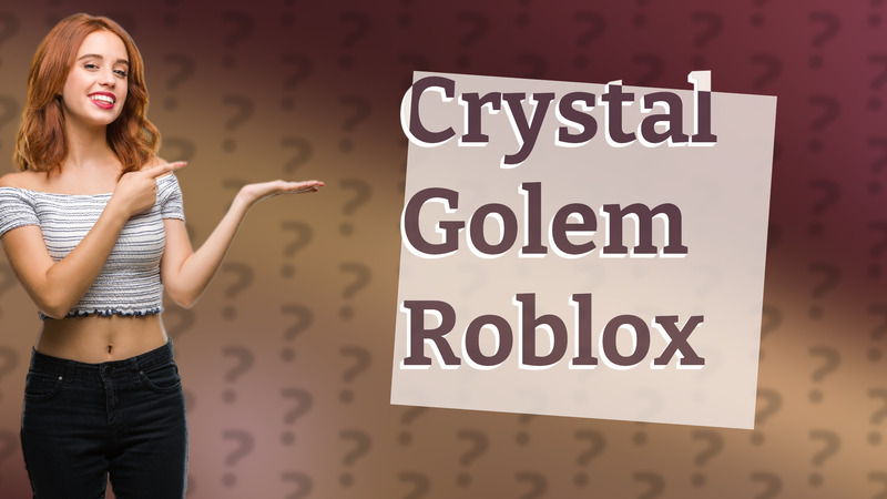 Crystal Golem Roblox