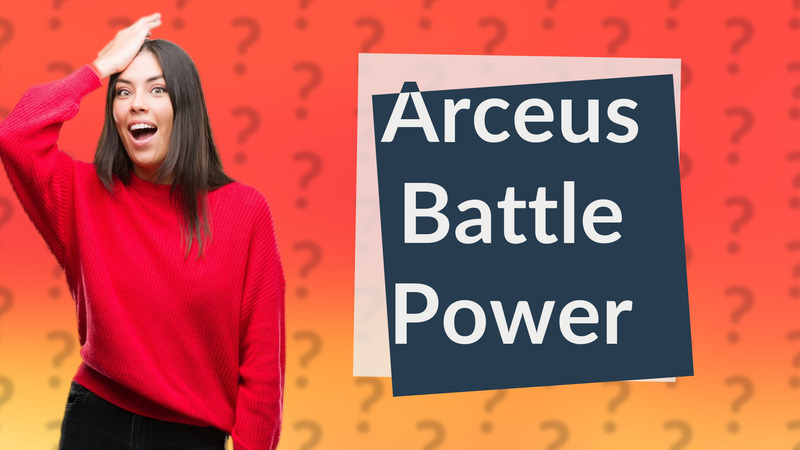 Arceus Battle Power