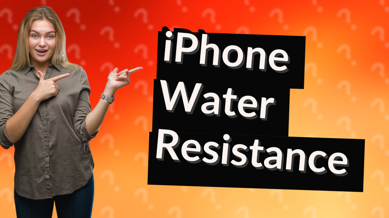 iPhone Water Resistance