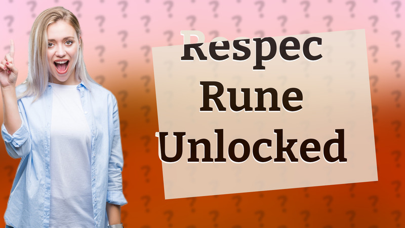 Respec Rune Unlocked
