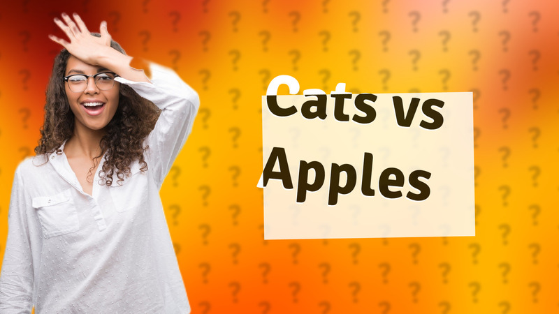 Cats vs Apples