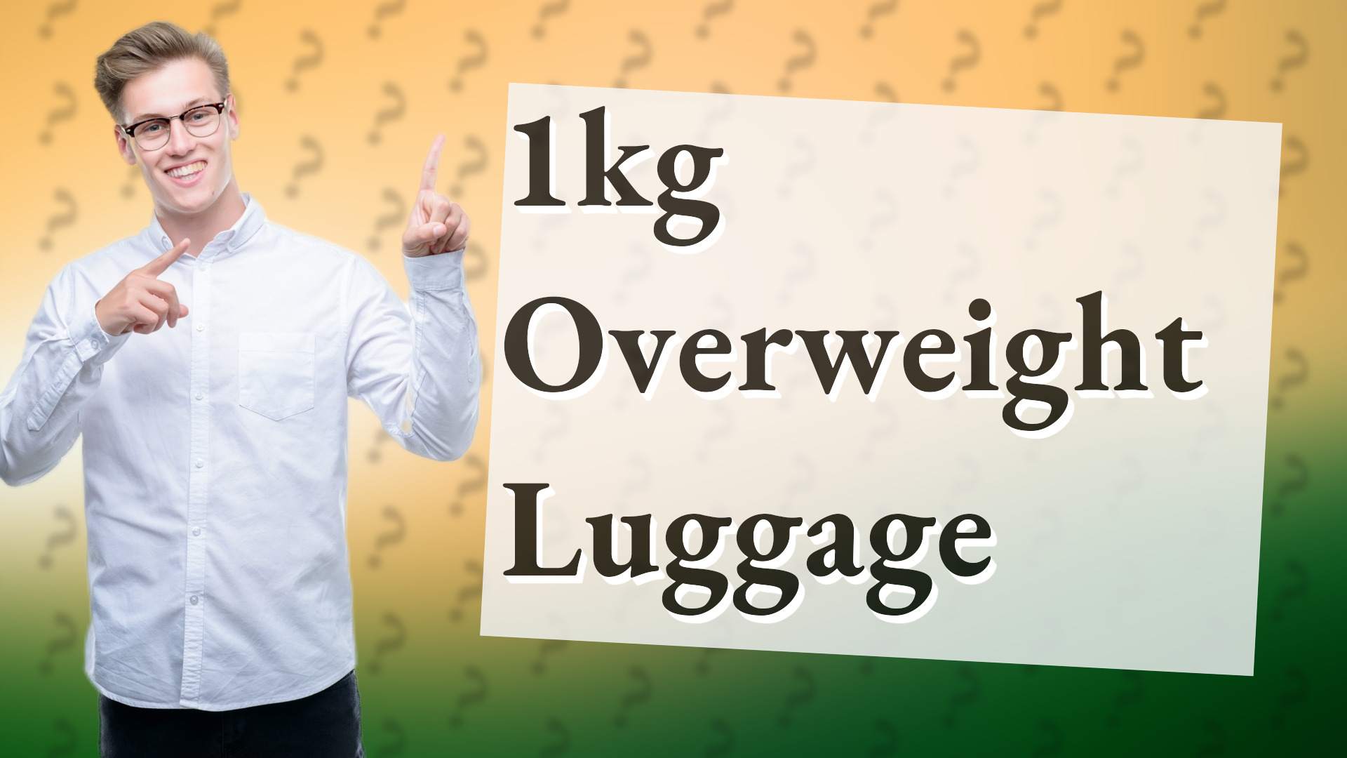 1kg Overweight Luggage