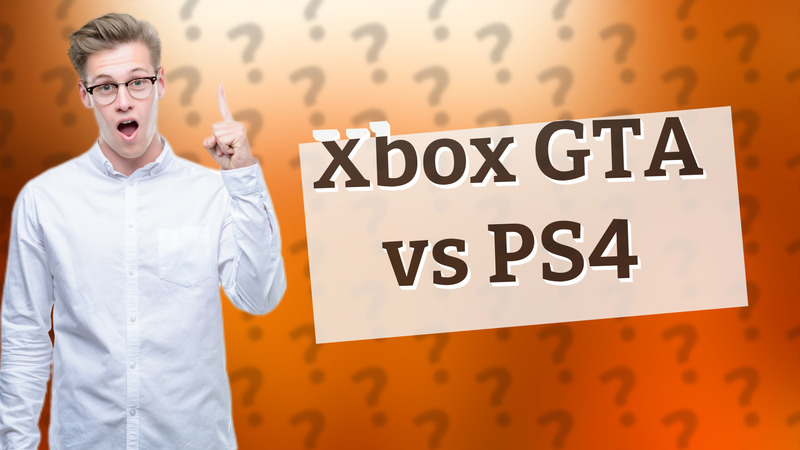 Xbox GTA vs PS4