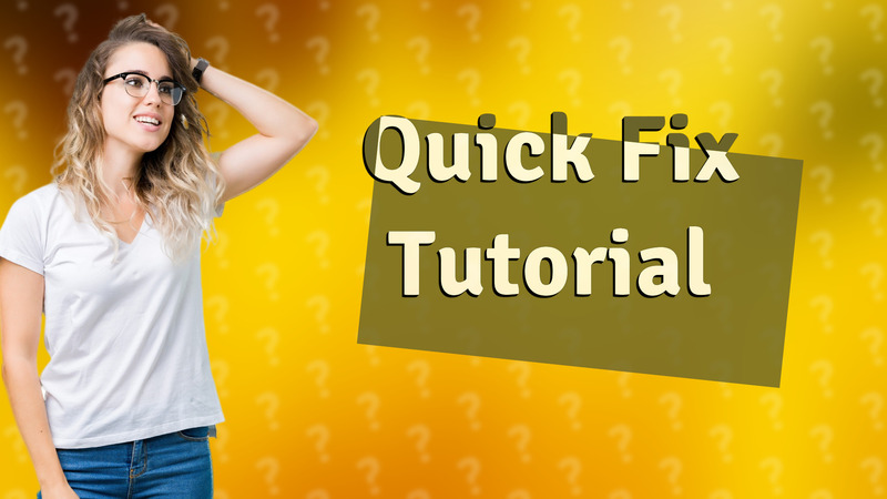 Quick Fix Tutorial