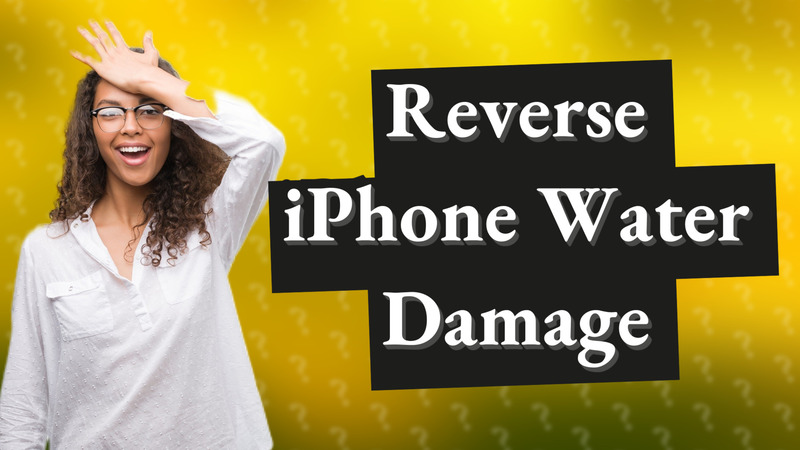 Reverse iPhone Water Damage