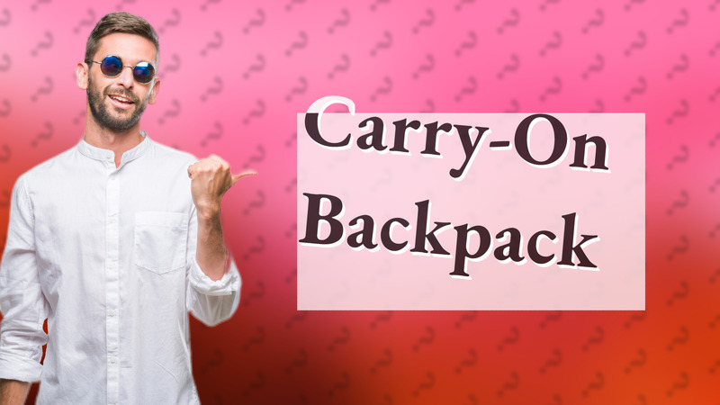 Carry-On Backpack