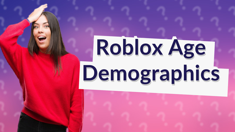 Roblox Age Demographics