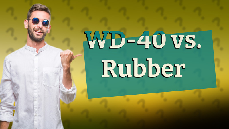 WD-40 vs. Rubber
