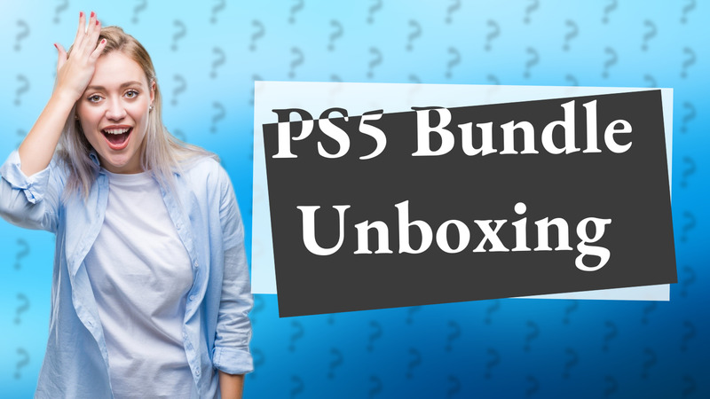 PS5 Bundle Unboxing