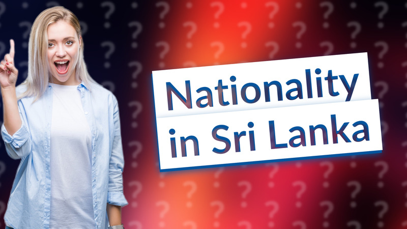 Nationality in Sri Lanka
