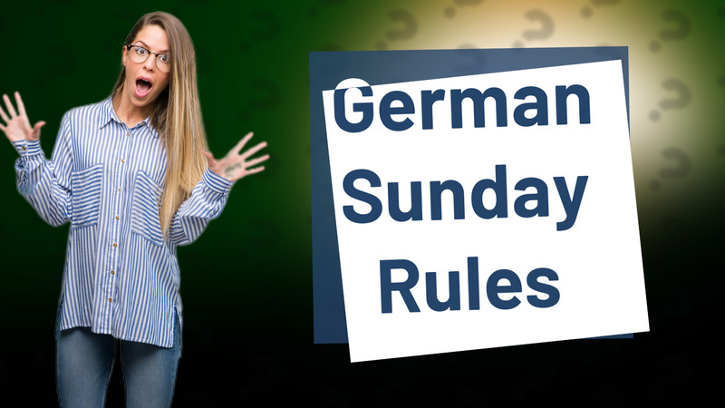 German Sunday Rules
