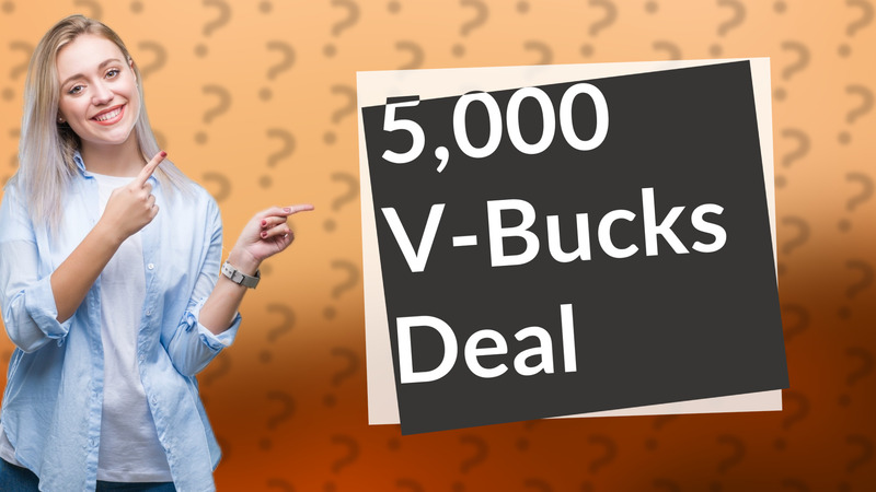 5,000 V-Bucks Deal