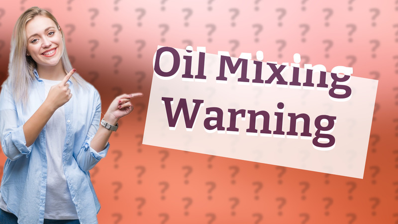 Oil Mixing Warning
