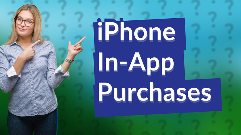 iPhone In-App Purchases