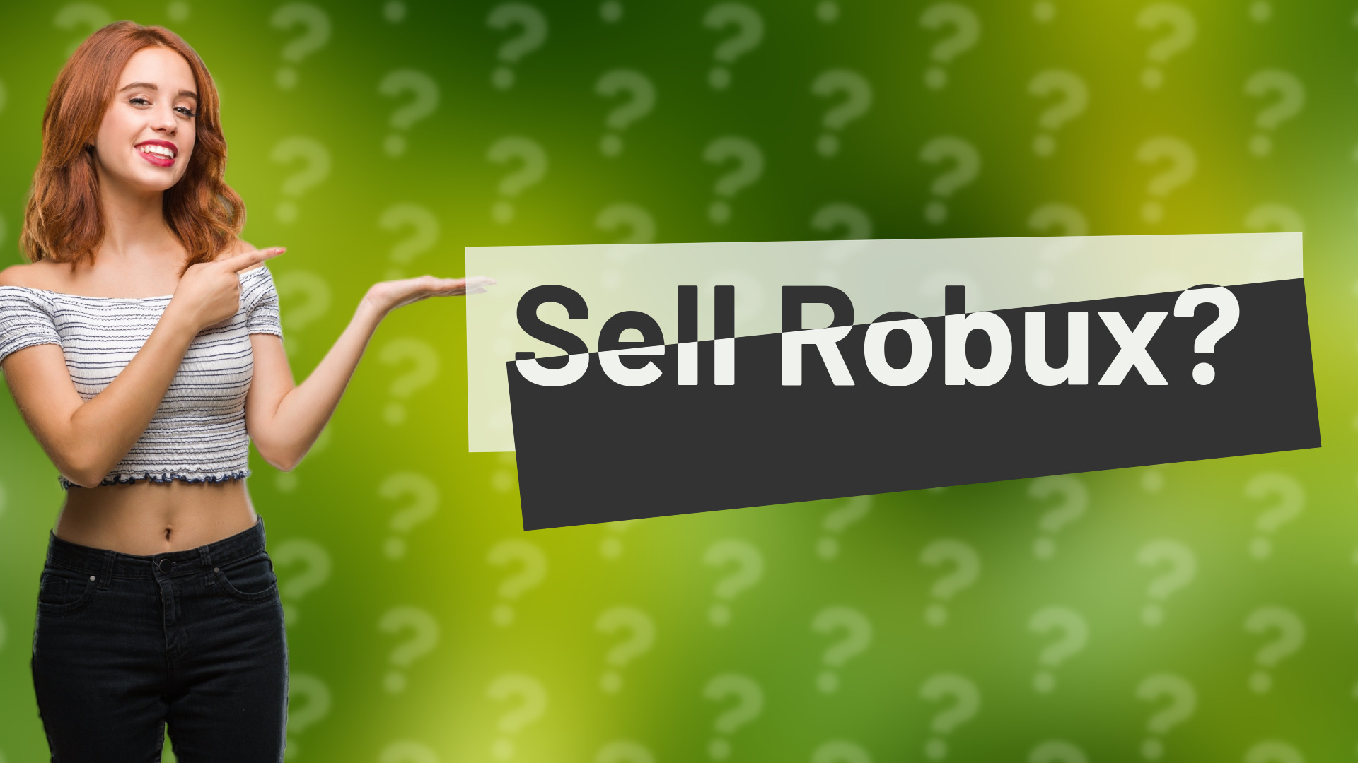 Sell Robux?