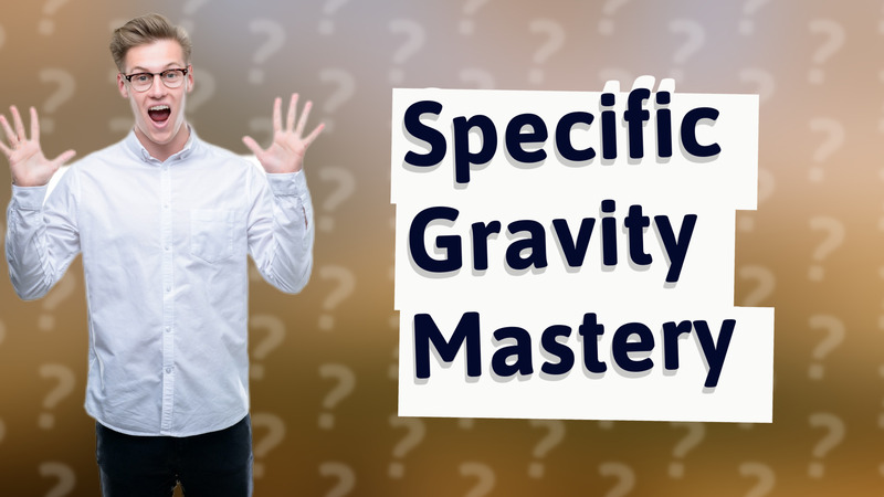 Specific Gravity Mastery