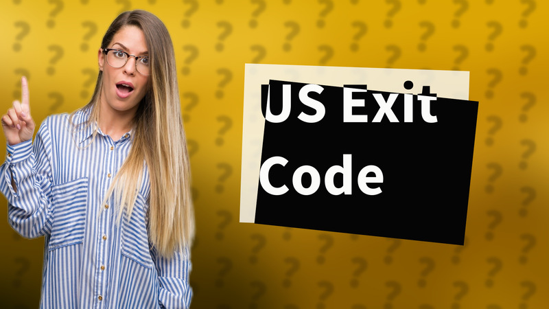 US Exit Code