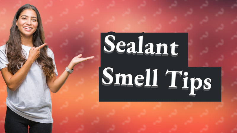 Sealant Smell Tips