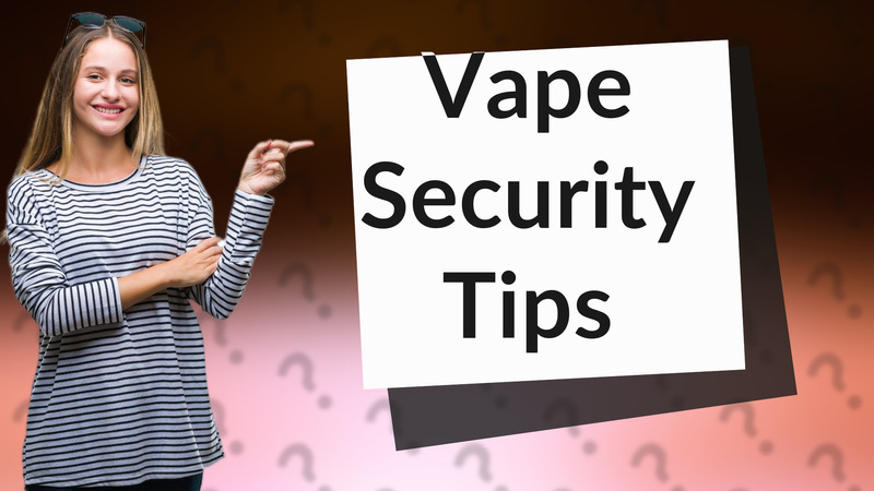 Vape Security Tips