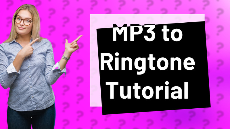 MP3 to Ringtone Tutorial