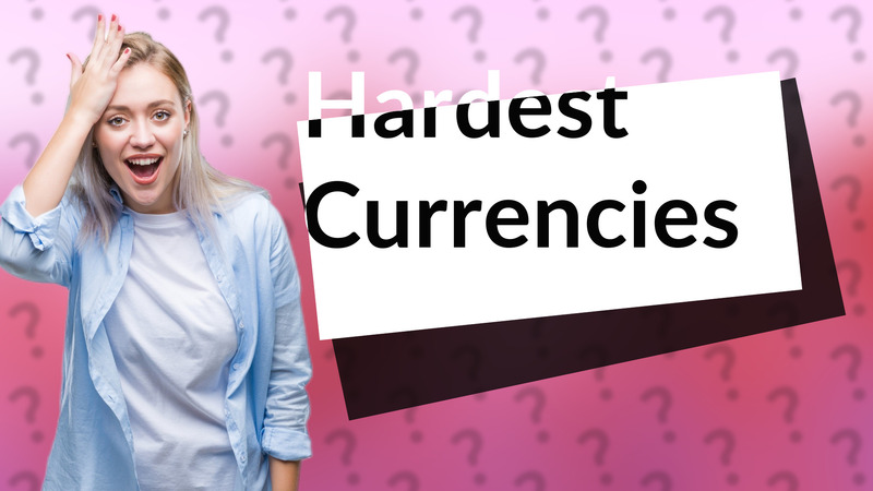Hardest Currencies