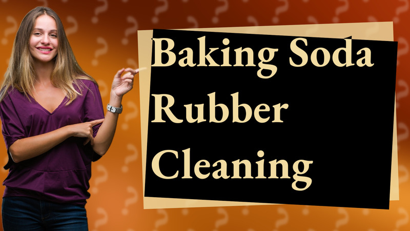 Baking Soda Rubber Cleaning
