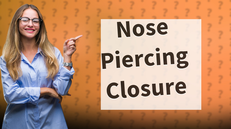 Nose Piercing Closure