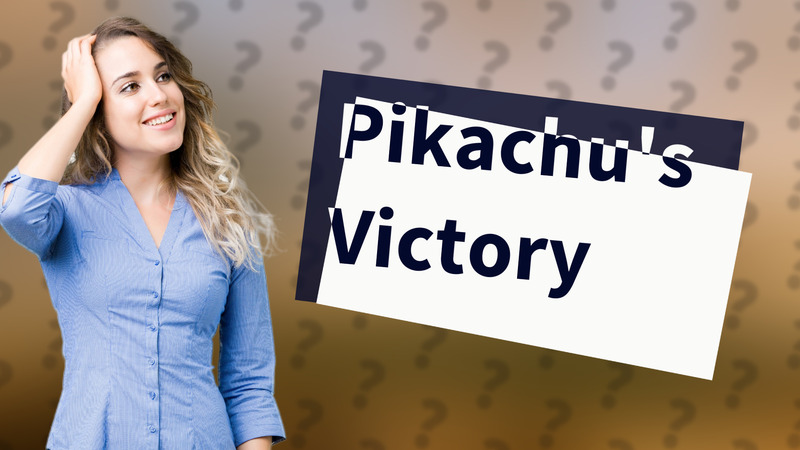 Pikachu's Victory