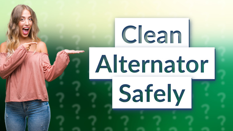 Clean Alternator Safely