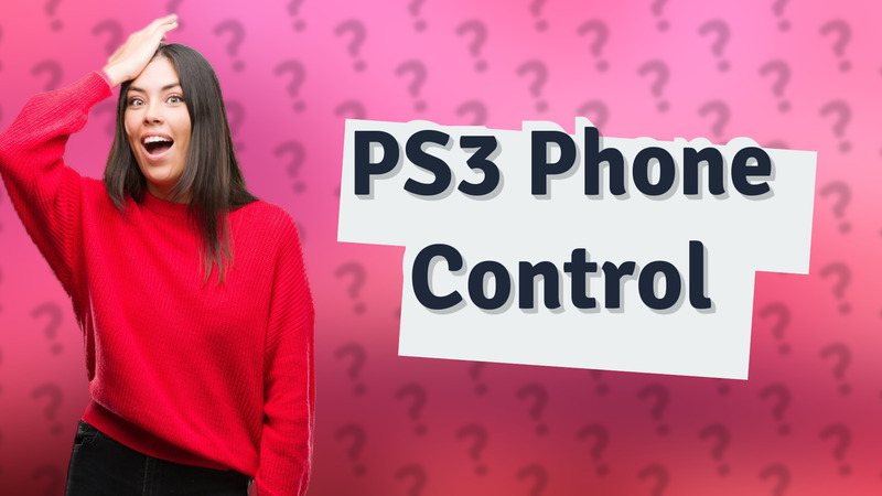PS3 Phone Control