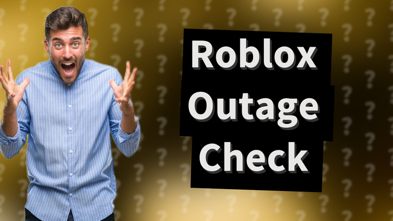 Roblox Outage Check