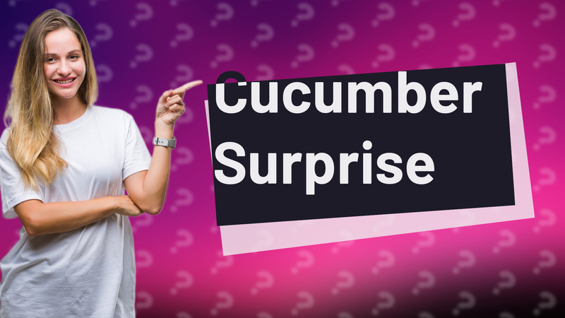 Cucumber Surprise