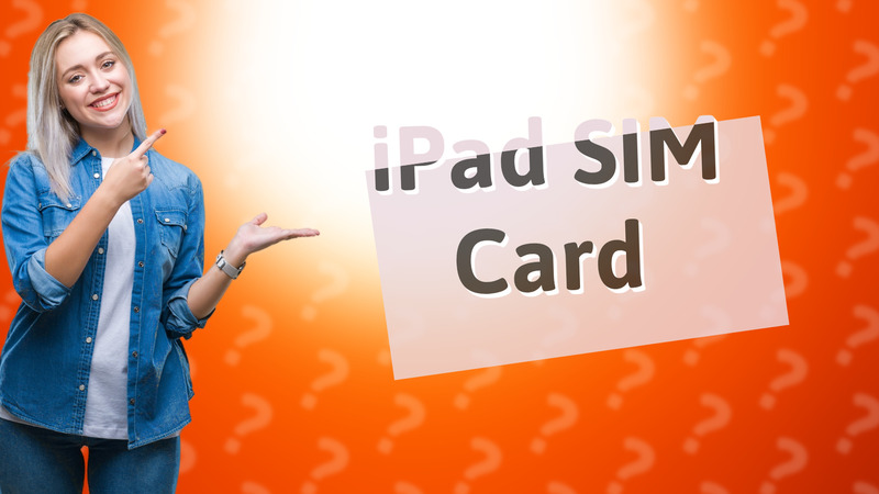 iPad SIM Card
