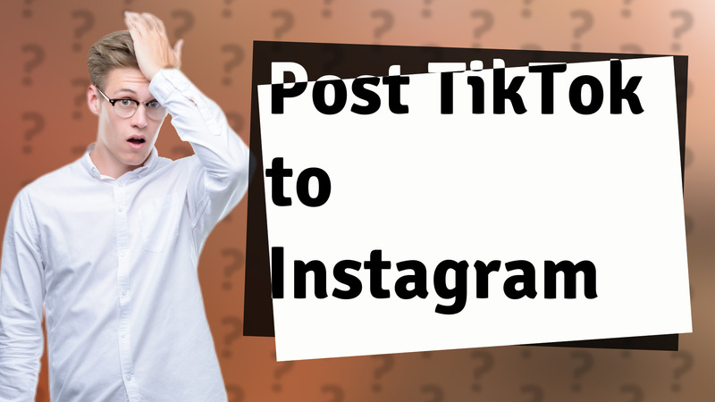 Post TikTok to Instagram