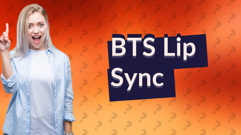 BTS Lip Sync