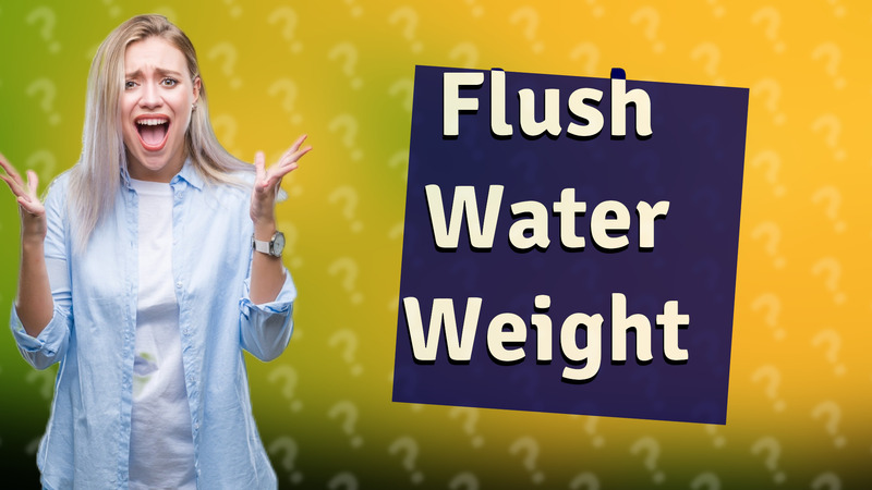 Flush Water Weight
