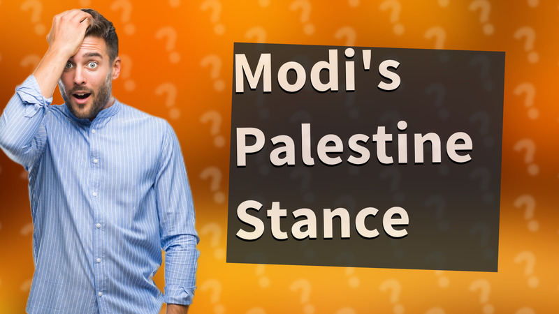 Modi's Palestine Stance